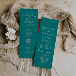 Programa Casamento com Teal de Na moda de Idyllic