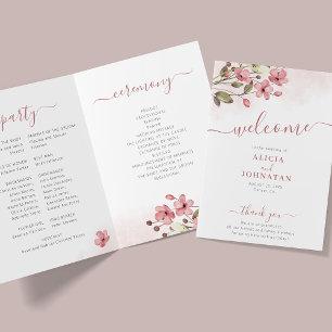 Programa Casamento cor d'água do jardim do Boho, cor d'água