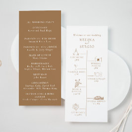 Programa Casamento da Linha do Tempo da Caligrafia Minimali