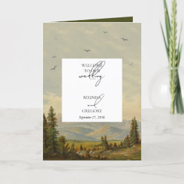 Programa Casamento da Ordem de Serviço da Floresta Pine