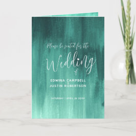 Programa Casamento de abstrato verde-merald