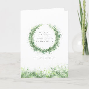 Programa Casamento de água verde-salgada verde-verde-terra