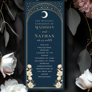 Programa Casamento de Arch Elegante Celestial Marinho Nouve
