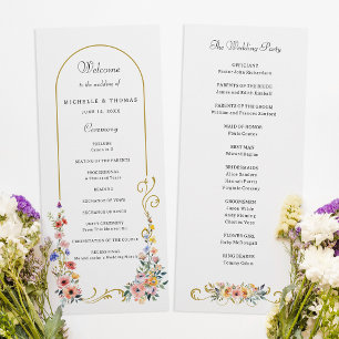 Programa Casamento de Arco de Verão com Primavera de flor s