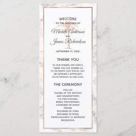 Programa Casamento de Árvore de Mármore de Cobre Dourada El