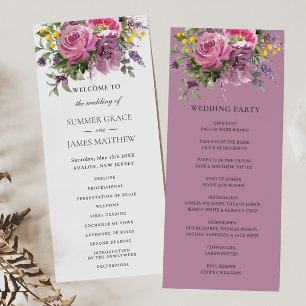 Programa Casamento de Boho Boho, verde-rosa-rosa magenta