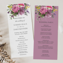 Programa Casamento de Boho Boho, verde-rosa-rosa magenta