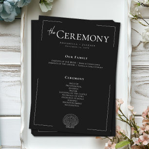 Programa Casamento de Cana-de-Caça Preta e Branca com Tipog