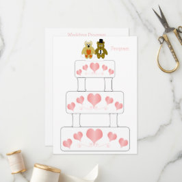 Programa Casamento de Design de Bolo Casado