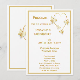 Programa Casamento de Design do Coração de Borboletas Color