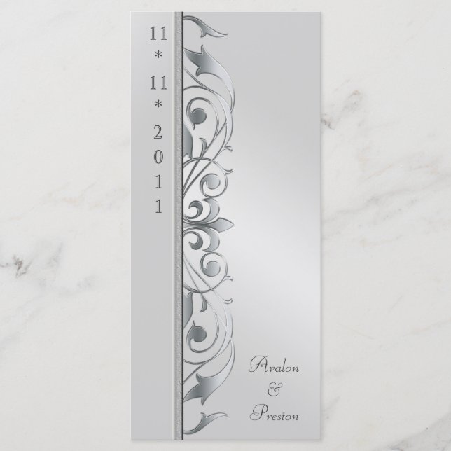 Programa Casamento de Deslocamento de Prata da Gra (Frente)