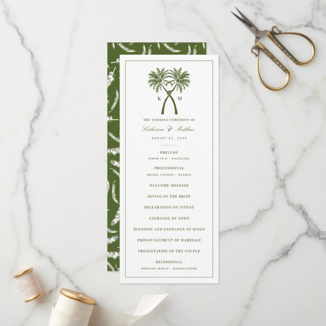 Programa Casamento de Destino Tropical de Palmeiras (Frente/Verso In Situ)
