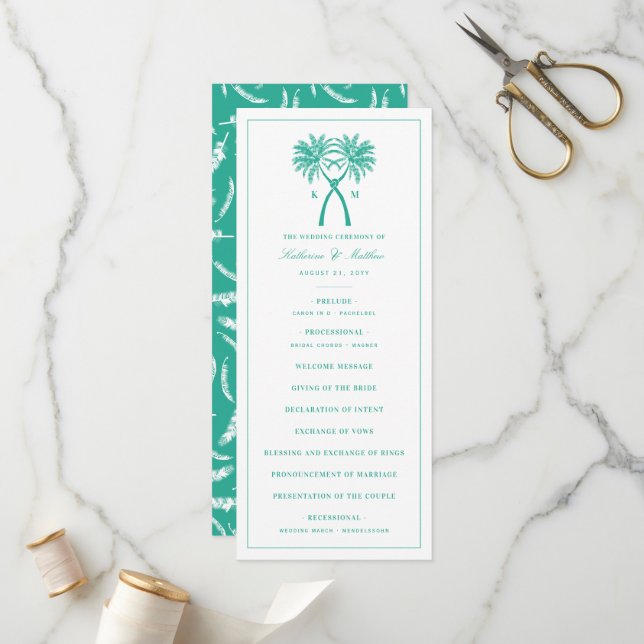 Programa Casamento de Destino Tropical de Palmeiras (Frente/Verso In Situ)