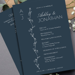 Programa Casamento de Divisor Floral Moderno