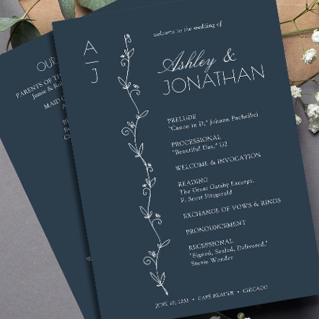 Programa Casamento de Divisor Floral Moderno (Criador carregado)