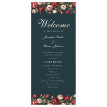 Casamento de Emerald Green e Red Tulip