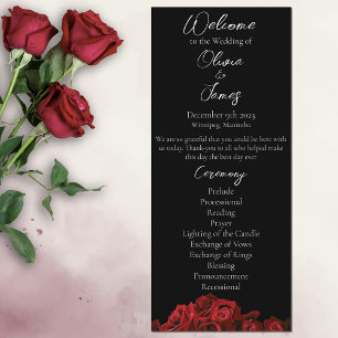 Programa Casamento de Eterno de Elegância Preta Branco do R