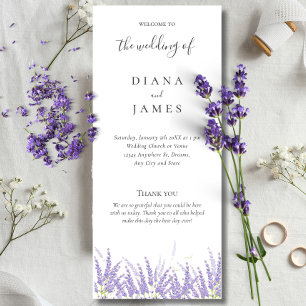Programa Casamento de flores de Lavanda para caligrafia ele