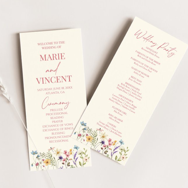 Programa Casamento de Flores Selvagens Florais de Jardim de (Criador carregado)