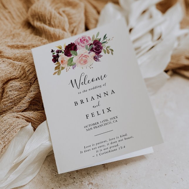 Programa Casamento de Folhagem Floral e Botânica (Criador carregado)