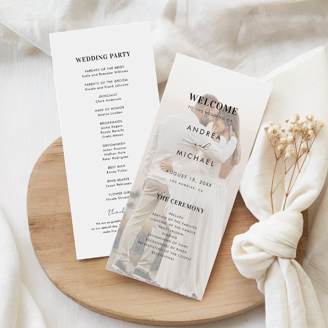 Programa Casamento de Fotografias Transparente e Moderno (Criador carregado)