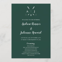 Casamento de Golfe Moderno e Minimalista Emerald G