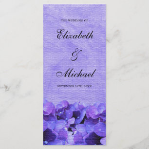Programa Casamento de Hydrangea Roxo