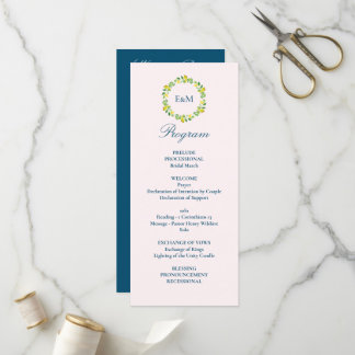 Programa Casamento de Limão Azul com Aquarela Botânica