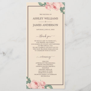 Programa Casamento de marfim com rosa rosa rosa-rosa, chic 