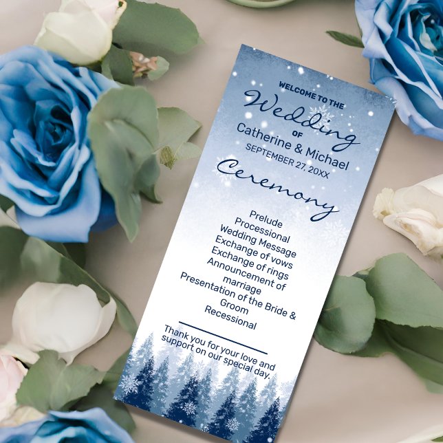 Programa Casamento de Natal com pinheiro Blue Winter Wonder (Criador carregado)