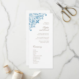 Programa Casamento de padrão Regency French Blue Fleur de L