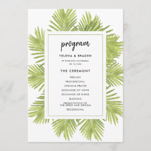 Programa Casamento de palmeiras tropicais