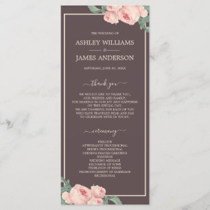 Programa Casamento de Rosa Rosa Turva Rosa Brilhante Chic F