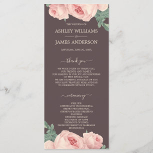 Programa Casamento de Rosa Rosa Turva Rosa Brilhante Chic F