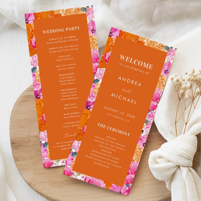 Programa Casamento De Sangue De Vibrante Floral Rosa E Lara (Criador carregado)
