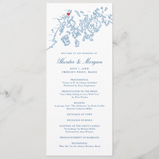 Programa Casamento do Mapa do Ponto de Stockton Primaveras  (Frente)