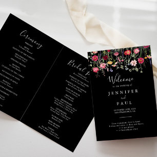 Programa Casamento Dobrado de Flor Selvagem de Jardim Multi