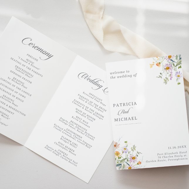 Programa Casamento Dobrado de Jardim de Primavera Caprichos (Criador carregado)