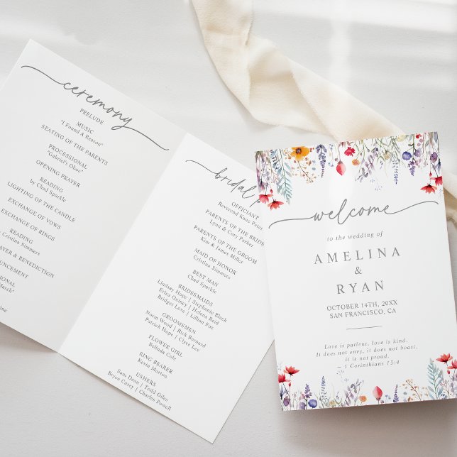 Programa Casamento Dobrado Mínimo de Flor Silvestre Colorid (Criador carregado)