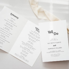 Programa Casamento Dobrado Simples Formal Nós Fazemos