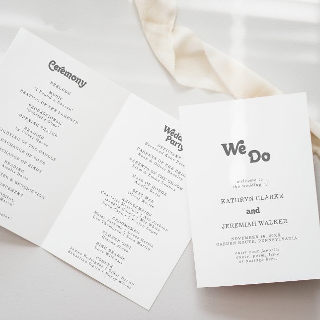 Programa Casamento Dobrado Simples Formal Nós Fazemos (Criador carregado)