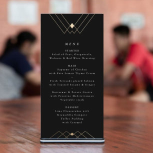 Programa Casamento Dourado de Deco Gatsby Preto Diamante