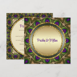 Programa Casamento Dourado Índio Purple Green - Penas de Pé