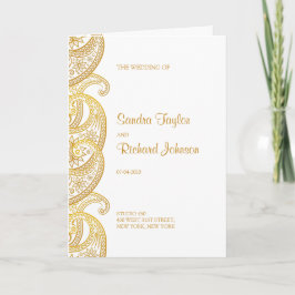 Programa Casamento Dourado índio tradicional Paisley