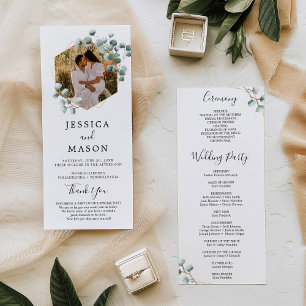 Programa Casamento Eucalyptus Greenery com Foto