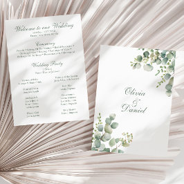 Programa Casamento Eucalyptus Moderno