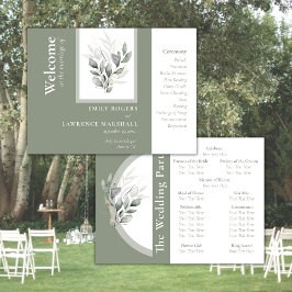 Programa Casamento Eucalyptus Verde Sage