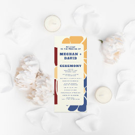 Programa Casamento Floral Chic Groovy Boho