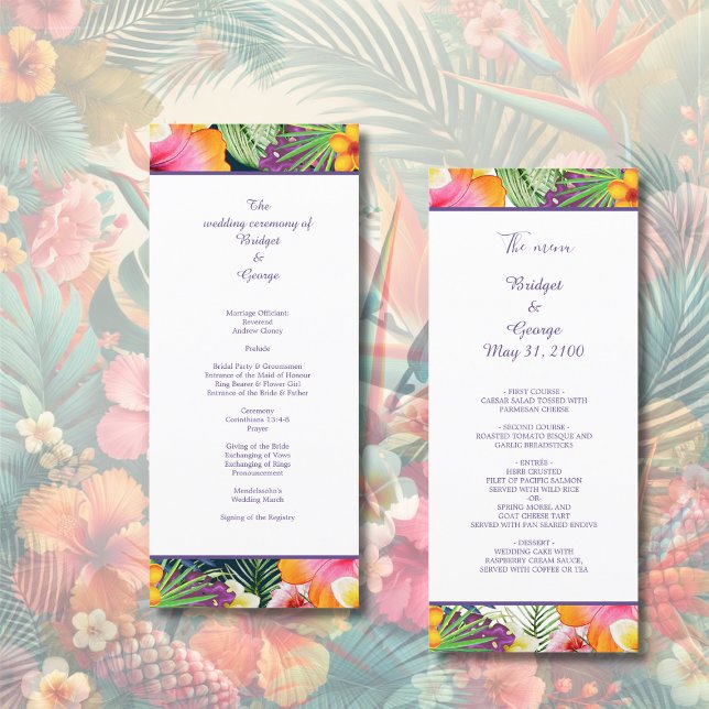 Programa Casamento Floral Colorida Haveria tropical (Criador carregado)