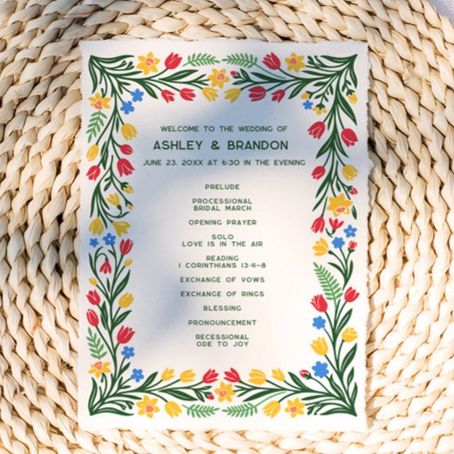 Programa Casamento Floral de Flores Silvestres Escandinavas (Criador carregado)
